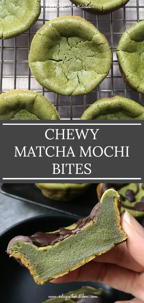 Matcha Mochi Cupcakes, Mochi Recipe Matcha, Matcha Mochi Cake, Lunch Desert Ideas, Gluten Free Matcha Cake, Matcha Mochi Brownies, Matcha Mochi Cookies, Matcha Butter Mochi, Easy Matcha Dessert Recipes