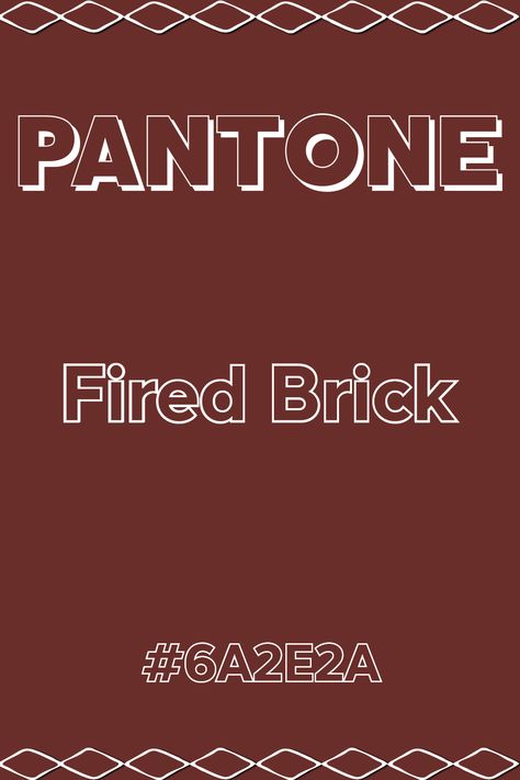 Pantone Fired Brick #pantone #hex Lace Cap Hydrangea, Silver Birch, Hot Fudge, Persimmon, Carnival Glass, Pantone Color, Trending Decor, Red, Color