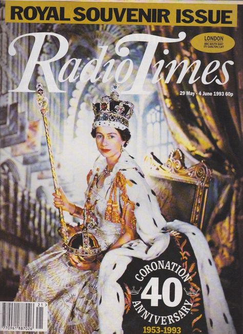 Radio Times: 29th May to 4th June 1993 | Video Collection International Wikia | Fandom The Queen Of England, Rainha Elizabeth Ii, Hm The Queen, Elisabeth Ii, Reina Isabel Ii, Platinum Jubilee, Queen Of England, Her Majesty The Queen, Princesa Diana