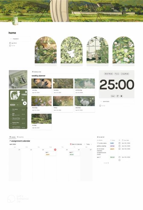 weekly notion template Cute Notion Template, Cute Notion, Notion Template Free, Study Planner Free, Template Study, Life Planner Organization, Tracker Free, Planner Setup, Daily Weekly Planner