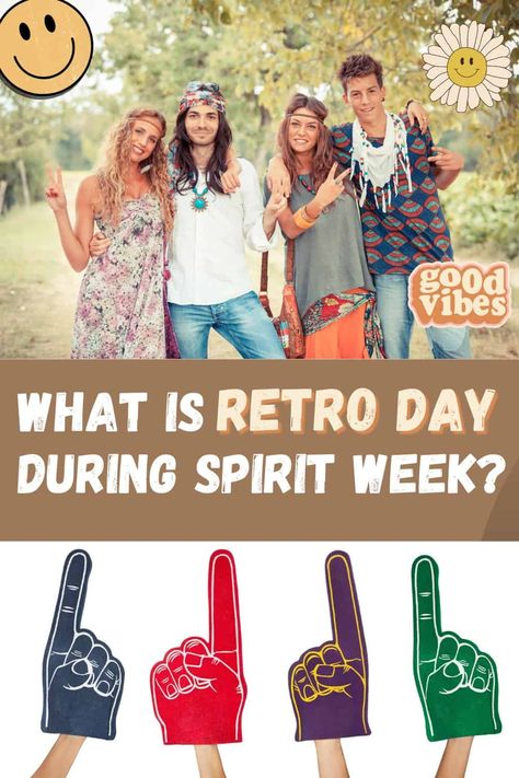 Do you remember receiving a school flyer with the outline for the week, which stated a specific theme for different days, and thought to yourself, “What is this?”  And in your quick glance through the outline, you came across “Retro Day”? What Is “Retro Day? . #retro #classic #oldschool #retroday #vintage #nostalgia #retrokid #70s #groovy #1970s #hippielife #80s #eighties #1980s #retrolovers #missthosedays #throwback #childhood #memories #goodolddays #wheniwasakid #childhoodmemories Decades Day Spirit Week, Decades Day, Throwback Day, School Flyer, Vintage Nostalgia, Hippie Life, Retro Kids, High Schools, Spirit Week