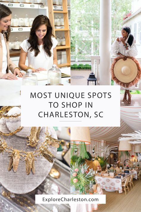 27 Unique Spots to Shop in Charleston - Explore Charleston Blog Christmas In Charleston Sc, Charleston Nightlife, Charleston Outfits Spring, Charleston Sc Things To Do, Charleston Shopping, Charleston Itinerary, Charleston Travel Guide, Charleston Vacation, South Carolina Vacation