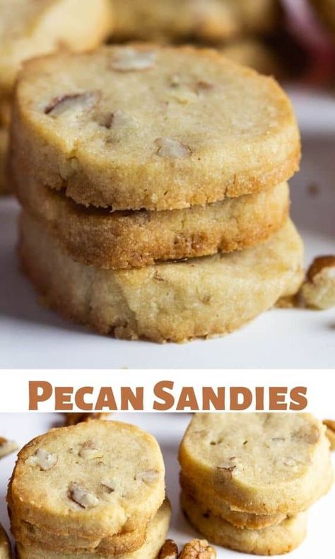 Easy Pecan Sandies Cookie Recipe is the best recipe for making these classic treats. Homemade and delicious cookies with old fashioned flavor everyone loves. #pecansandies #bestcookierecipe #christmascookies #everydayeileen Pecan Sandie, Pecan Sandies Cookies, Sandies Cookies, Sandies Recipe, Pecan Sandies, Jul Mad, God Mad, Gourmet Cookies, Pecan Recipes