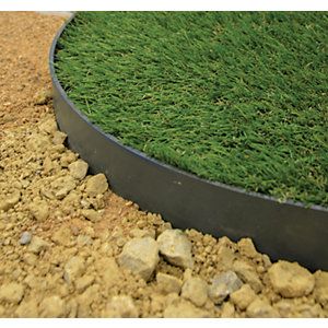 Cheap Flower Bed Edging Ideas, Grass Edging Ideas, Garden Edges And Borders Diy, Clean Landscaping, Flower Bed Edging Ideas, Edge Garden, Circular Lawn, Garden Lawn Edging, Grass Edging