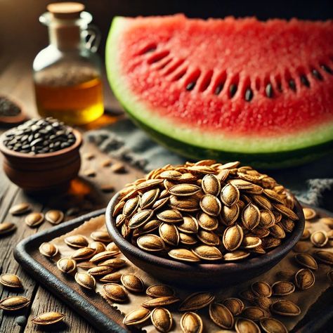 Watermelon Seeds Roasted Watermelon Seeds, Health Post, Watermelon Seeds, Healthy Digestive System, Rich In Protein, Natural Remedy, Cardiovascular Health, Improve Digestion, Diy Photo