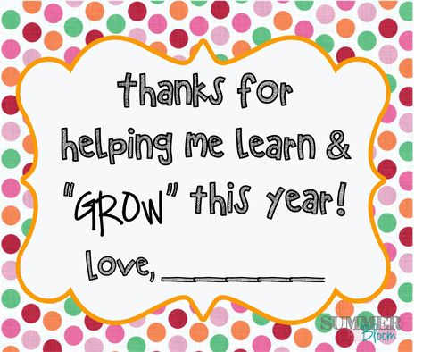 Teacher Thank you gift~ Thanks for helping me learn and grow FREE printable! from SummerBloom Math Songs, Math Tutor, Math Methods, E Mc2, Homeschool Math, Classroom Fun, 1st Grade Math, First Grade Math, 2nd Grade Math