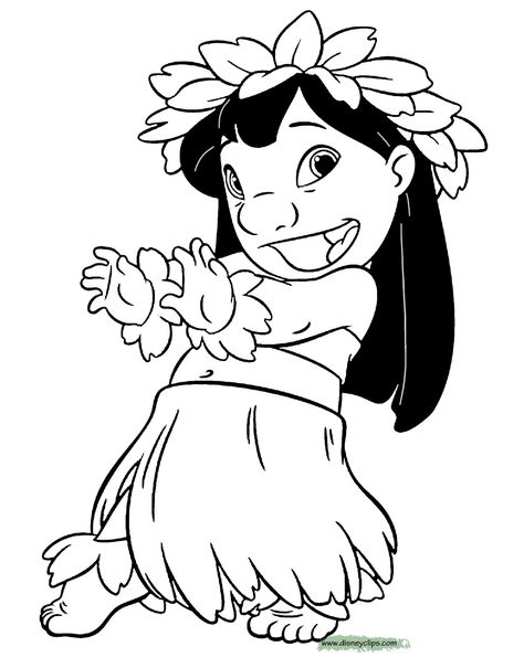 Lilo & Stitch Coloring Page Lilo Drawing, Lilo Ve Stitch, Lilo I Stitch, Stitch Coloring, Angel Coloring Pages, Stitch Coloring Pages, Lilo Und Stitch, Lilo And Stitch Drawings, Lilo Y Stitch