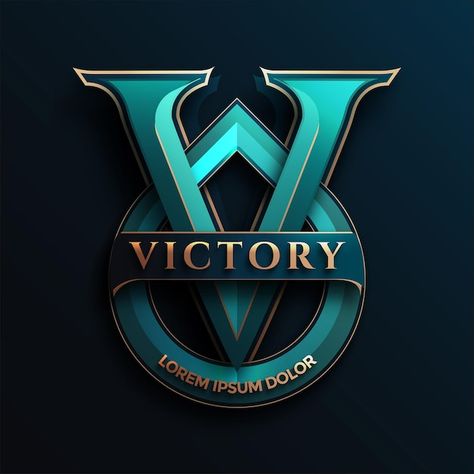 Vector victory esport illustration logo ... | Premium Vector #Freepik #vector #champion-logo #win-logo #champion #award-winner Victory Logo Design, Awards Logo Design, Champion Background, Victory Illustration, Trophy Logo, Victory Logo, Soccer Ideas, Global Logo, Academy Logo