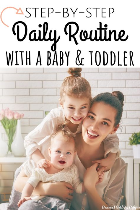 Mom Of Two Under Two, Newborn Toddler Schedule, 2 Under 2 Schedule, Morning Routine Mom Of 2, Pregnant Morning Routine, Two Under Two Tips, Raising Siblings, 2 Under 2, Baby Hospital Bag Checklist