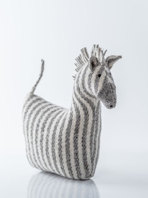 Zebra stuffed animals. 100% handmade. Discover our exquisite collection of handmade wool stuffed animals. Crafted with precision and care, each plush toy is lovingly made from premium quality wool, ensuring a luxuriously soft and huggable texture. Our artisanal creations are meticulously hand-stitched and guaranteeing a safe and comfortable playtime experience. Sustainability is at the core of our ethos. Made from eco-friendly materials, our wool stuffed animals are perfect for conscientious con Jungle Stuffed Animals, Denim Stuffed Animals, Goat Stuffed Animal, Handmade Soft Toys, Handmade Stuffed Animals, Animal Pillow, Sewing School, Soft Stuffed Animals, Fabric Toys