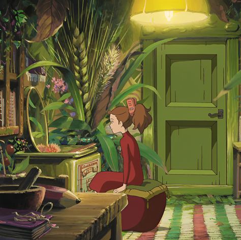 World Of Arrietty, The World Of Arrietty, Secret World Of Arrietty Aesthetic, Arrietty Art, The Secret Life Of Arrietty, Arrietty Room, Studio Ghibli Arrietty, Secret Life Of Arrietty, Arrietty Aesthetic