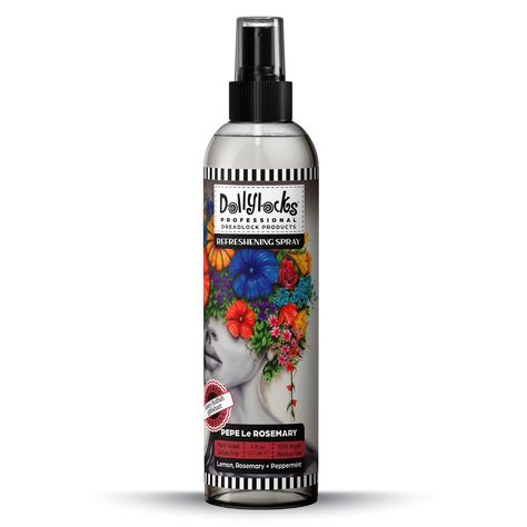 PRICES MAY VARY. CLEAN AND FRESH LOC SPRAY - Invigorate your scalp and dreadlocks with a refreshing essential oil-based blend of herbal rosemary and tingly peppermint spray. Our dreadlock freshening spray is designed to vitalize, hydrate, and awaken the senses, leaving you feeling fresh and clean all day! MOISTURIZES YOUR SCALP - Our dreadlock spray is designed for all hair textures and types to be used as a scalp moisturizer spray. Who wouldn't want a moisturizer and revitalizing fragrance cont Spray For Locs, Loc Spray, Peppermint Spray, Loc Maintenance, Scalp Moisturizer, Dreadlock Hair, Lemon Rosemary, Hair Textures, Dreadlock Hairstyles