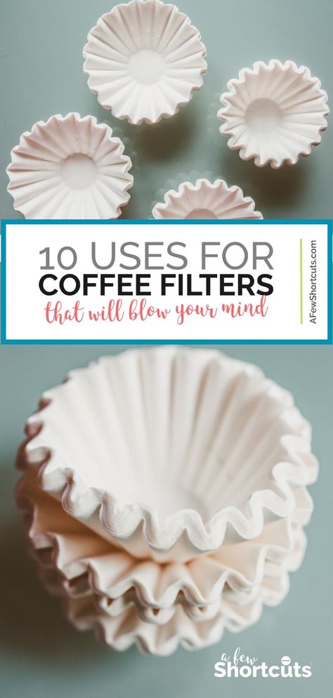 Coffee Filter Uses, Coffee Filter Crafts, Cleaning Stuff, Diy Air Freshener, Making Coffee, Dirty Dishes, Coffee Filters, Snack Bowls, How To Make Coffee