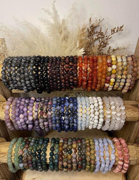 Stunning High Quality Crystal and Gemstone Bracelets Mix Variety