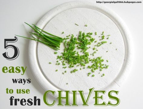 Fresh Herb Recipes, Herb Recipes, Page 404, Favorite Meals, Fresh Chives, Spices And Herbs, Spices And Seasonings, Looks Yummy, Spice Blends