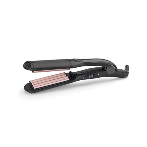 Hair Crimper, Crimped Hair, Hair Styler, Hair Essentials, Crimping, Ceramic Plates, Tourmaline, Long Lasting, Texture