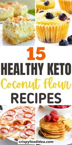 Keto Coconut Flour Recipes, Coconut Flour Recipes, Baking Powder Uses, Baking Soda Beauty Uses, No Carb Recipes, Healthy Keto, Keto Recipes Dinner, Flour Recipes, Keto Diet Meal Plan