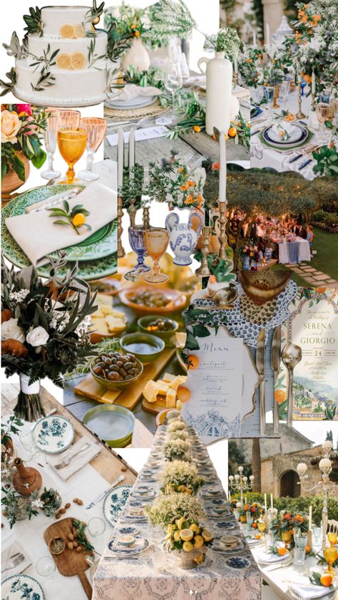 Mediterranean themed wedding Mediterranean Party Decorations, Mediterranean Wedding Theme, Met Wedding, Mediterranean Theme, Mediterranean Party, Mediterranean Wedding, Portugal Wedding, Theme Wedding, Wedding Mood