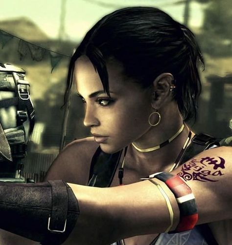 sheva icon Sheva Alomar Aesthetic, Resident Evil Girl Characters, Sheva Alomar Icon, Game Pp, Sheva Re5, Sheva Resident Evil, Video Game Women, Games Pfp, Video Game Icons