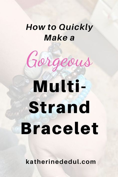 Nothing says classy like a multi-strand bracelet! Find out how you can make your very own six-stranded bracelet today with some simple tips and tricks! #DIYBracelet #DIYMultiStrandBracelet #DIYBraceletsTutorials 3 Strand Bracelet Diy, Beading Tips, Friendship Bracelets Easy, White Beads Bracelet, Diy Bracelets Tutorials, Coil Bracelet, Beaded Bracelets Tutorial, Beading Tools, Crimp Beads