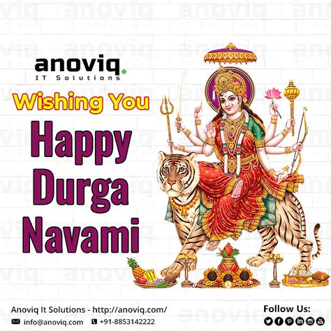 Wishing you all good health, Prosperity, Happiness,Success and much more. Happy Durga Navmi. #Durga_Navami #Marketing_Agency #Stay_Home, #Stay_Safe, #Stay_Happy, #Stay_Updated, #Atmanirbhar #Anoviq_IT_Solutions Durga Navmi Wishes, Navmi Wishes, Durga Navami, Happy Navratri Images, Navratri Images, Happy Navratri, Pooja Rooms, Stay Happy, Good Health