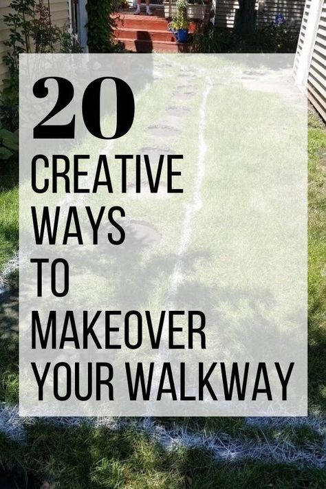 Walkway Ideas Diy Pathways, Backyard Walkway Ideas, Diy Stone Walkway, Diy Walkway, Pathway Design, Diy Pathway, Stepping Stone Pathway, Diy Path, Stepping Stone Walkways