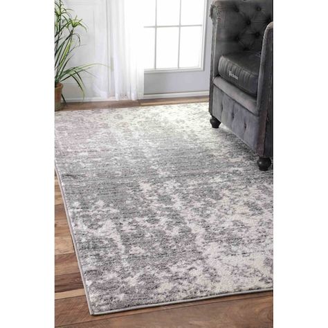 nuLOOM Smoky Deedra Floral Rug Office Area Rugs, Updated Traditional, Light Grey Area Rug, Navy Area Rug, Rug Bedroom, Abstract Rug, Johannesburg, Floral Rug, Grey Rugs