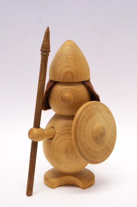 1960/70s Scandinavian Wooden Viking Soldier Gonk Mascot Figure/ Ornament | #1773985364 Viking Soldier, Gel Stains, 70s Scandinavian, Wooden Snowmen, Scrap Wood Crafts, Making Wooden Toys, Wooden Toys Plans, Woodworking Project Plans, Woodworking Toys