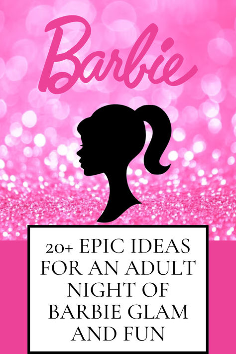 Hosting an Adult Barbie Party? Look no further! This ultimate guide will help you throw the most glamorous and fun Barbie-themed bash ever. From 10 unique invitation ideas, chic decorations, and delicious Barbie-inspired food & cocktails, to a killer playlist and exciting games like Barbie & The Mattel Murder—we've got it all! Plus, add some risqué Barbie twists to spice things up! Click to read the full guide and start planning your dream Barbie party! Barbie Party Games For Adults, 40th Barbie Party, Barbie Dinner Party, Adult Barbie Party Ideas, Adult Barbie Party, Unique Invitation Ideas, Barbie Birthday Party Games, Adults Games, Pink Treats