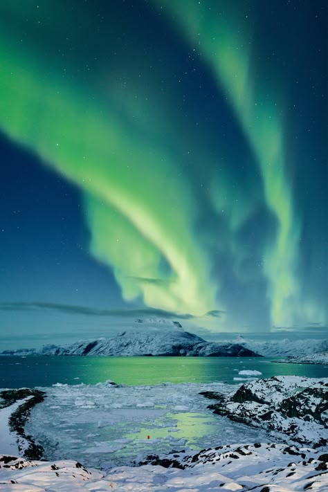 Clear Autumn, Nuuk Greenland, Road Trip Europe, Night Photo, See The Northern Lights, The Northern Lights, The Aurora, Winter Night, Travel Inspo