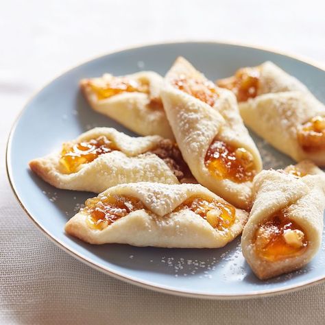 Apricot Pastry Cookies Apricot Pastry, Small Pastries, Apricot Dessert, Pastry Cookies, 2023 Party, Apricot Recipes, Thumbprint Cookies Recipe, White Lily, Thumbprint Cookies