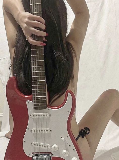 Rockstar Girlfriend, City Girl, Favorite Products, Electric Guitar, Guitar, Red, Hair