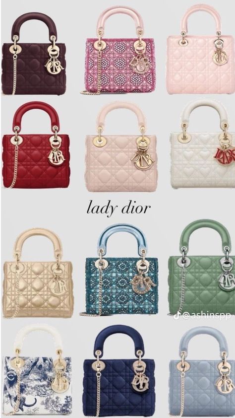 Lady Dior Handbag, My Style Bags, Inside My Bag, Luxury Bags Collection, Jeweled Shoes, Womens Designer Bags, Girly Bags, Luxury Purses, Fancy Bags