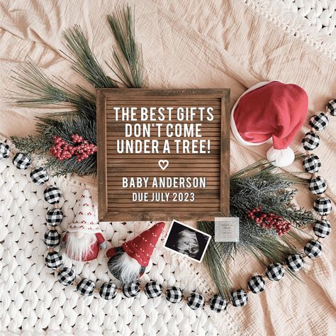 Christmas Pregnancy Announcement / Digital Baby Announcement / Social Media / Pregnancy Reveal / You Edit / Instant Download 1463 Christmas Baby Reveal, Baby Announcement Social Media, Digital Baby Announcement, Pregnancy Announcement Template, Fun Baby Announcement, Christmas Baby Announcement, December Baby, Baby Announcement Pictures, Pregnancy Announcement Photos