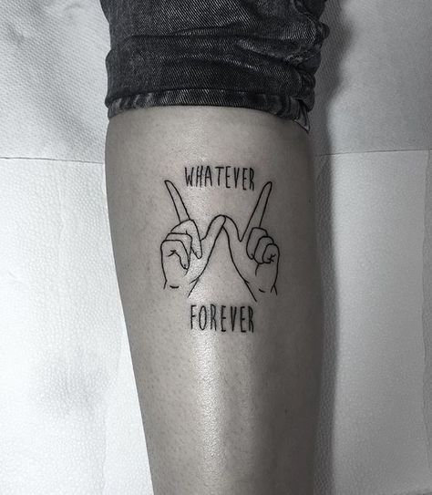 WHATEVER FOREVER! For @katieallport_ today! Thank you so much! Whatever Tattoo, Whatever Forever, Skin Art, Tattoo On, Thank You So Much, Blackwork, Triangle Tattoo, Tattoo Quotes, Flash