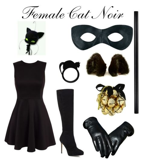 "Female Cat Noir" by adeline-jackson on Polyvore featuring Hinkley Lighting and Jimmy Choo Cat Noir Inspired Outfit, Female Cat Noir, Cat Noir Outfit, Miraculous Ladybug Costume, Miraculous Ladybug Toys, Dapper Day Outfits, Ladybug Outfits, Ladybug Costume, Female Cat