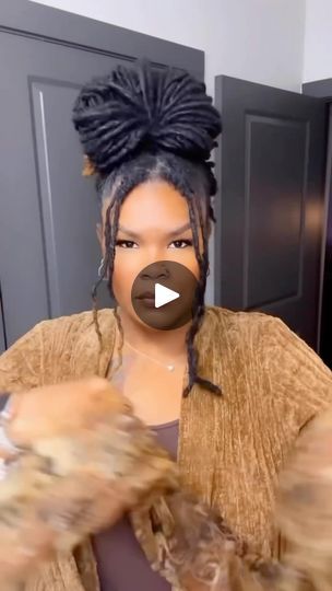 Top Bun Loc Styles, Locs With Ponytail, Loc High Bun, Untwisted Locs Styles, Bun Locs Hairstyles For Women, Low Loc Bun Styles, Easy Loc Styles Long, Easy Locs Hairstyles For Women, Loc Styles Without Retwist