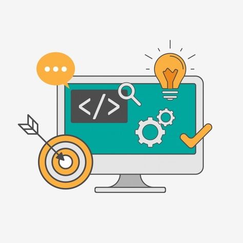 Coding Icon, Mobile Vector, Website Development Process, Learn Web Design, Computer Logo, Web Development Programming, Technology Vector, Web Development Tools, Learning Web