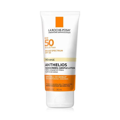 La Roche-Posay Anthelios SPF 50 Mineral Sunscreen Sunscreen For Sensitive Skin, Zinc Oxide Sunscreen, Protector Solar Facial, Sunscreen Stick, Physical Sunscreen, Best Sunscreens, Body Sunscreen, Facial Sunscreen, Sunscreen Spf 50