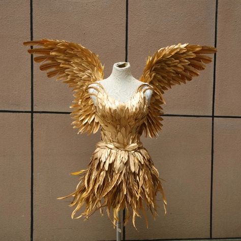 Fairy Wings Party, Feather Fairy, Wings Party, Fairy Wings Costume, Angel Wings Costume, Feather Angel Wings, Wings Dress, Angel Feathers, Angel Costume