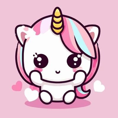 Cute Unicorn illustration Unicorn kawaii chibi vector drawing style Unicorn cartoon 17047824 Vector Art at Vecteezy Kawaii Unicorn Drawing, Cute Unicorn Drawing, How To Draw Unicorn, Cute Kawaii Unicorn, Chibi Unicorn, Kawaii Vector, Kawaii Pics, Unicorn Cartoon, Doodle Art For Beginners