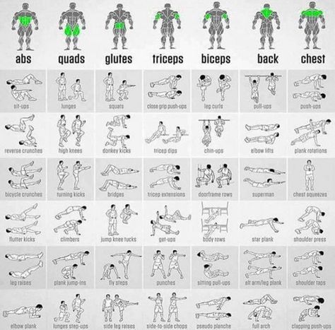 Click to see the pic and write a comment... Full Body Workout Plan, Motivație Fitness, Workout Bauch, Exercise Chart, Bodyweight Exercises, Calisthenics Workout, Different Exercises, Body Workout Plan, Workout Chart