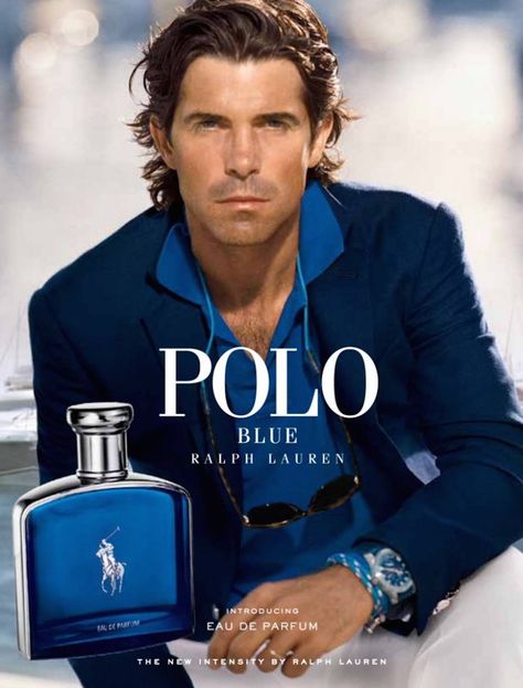 Most people recognise Nacho from his intense poses in magazines and on… Ralph Lauren Cologne, Nacho Figueras, Best Perfume For Men, Polo Team, Perfume Ad, Celebrity Perfume, Polo Blue, Luxury Fragrance, New Fragrances