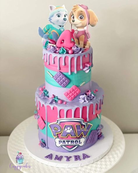 Skye Birthday Party Paw Patrol, Girl Paw Patrol Party, Skye Paw Patrol Cake, Paw Patrol Birthday Party Cake, Skye Birthday Party, Skye Paw Patrol Party, Paw Patrol Skye Birthday, Paw Patrol Party Decorations, Paw Patrol Cupcakes