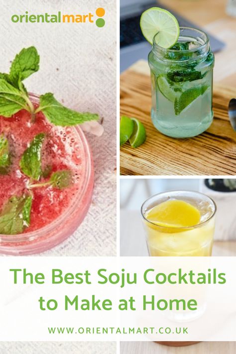 From creamy yoghurt cocktails to refreshing watermelon drinks, there are so many ways to enjoy soju. Try our favourite soju cocktail ideas. #soju #cocktails #summerdrinkideas #koreandrinks Soju Drinks Recipes, Soju Cocktails, Soju Cocktail Recipes, Soju Recipes, Soju Drinks, Soju Cocktail, Korean Drinks, Cocktails To Make At Home, Watermelon Drink