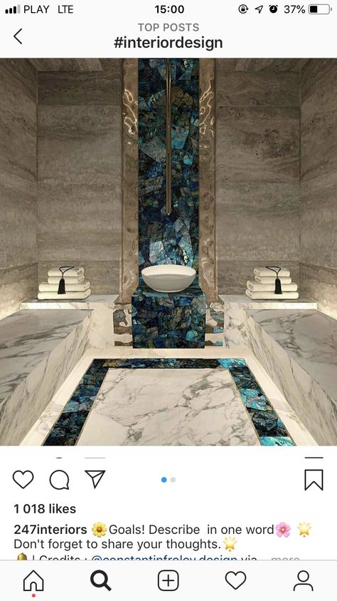 Bathroom Remodel Blue, Massage Room Design, Moroccan Bath, Home Spa Room, Toilet Room Decor, Spa Interior Design, Modern Bathroom Remodel, Sauna Design, Spa Interior