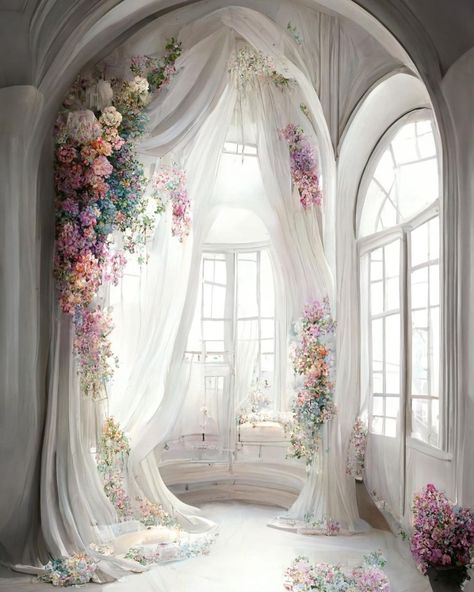 Blanca Roza on Instagram: "Entering Dreamland 🤍 #dreamers #dreamland #wonderland #inmydreams #ethereal #etherealaesthetic #ethereal_moods #softaesthetic…" Queen Wedding Dress, Background Fashion, Happy Birthday Decor, Studio Photoshoot Ideas, Studio Backdrops Backgrounds, Barbie Bridal, Background Studio, Portrait Background, White Window