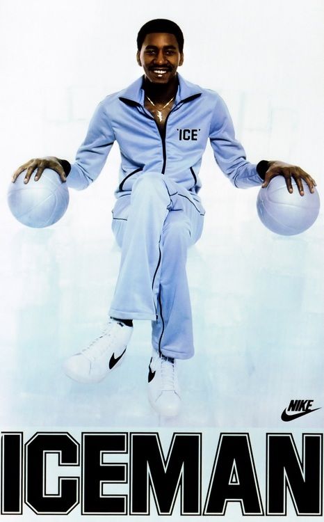 George Gervin. "The Iceman." Mens Drip, Nba Posters, Zulu Warrior, George Gervin, Nike Poster, Michael Jordan Pictures, Nike Ad, Nba Basketball Art, Sports Posters