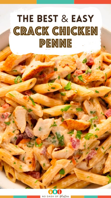 Chicken Penne Recipes, Chicken Penne Pasta, Penne Recipes, Chicken Bacon Pasta, Chicken Penne, Couscous Salat, Ranch Pasta, Bacon Pasta, Beef Casserole Recipes