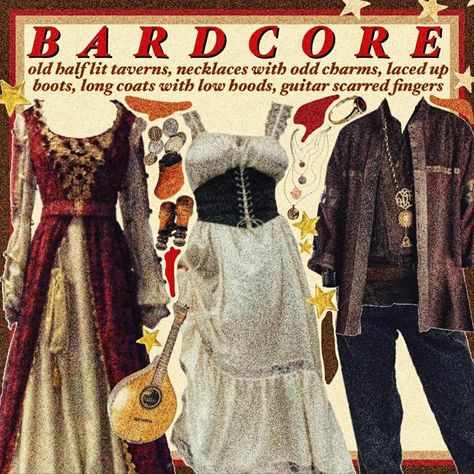 Pirate Core Dress, Medieval Core Outfits, Bard Inspired Outfit, Shakespeare Inspired Outfit, Bardcore Aesthetic Outfit, Poetcore Aesthetic Outfit, Bardcore Outfit, Bardcore Outfits, Piratecore Aesthetic Outfits